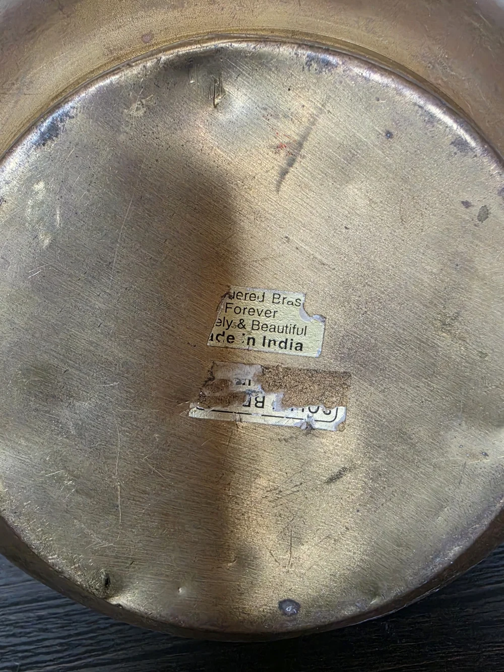 Brass Decorative Spitoon - Vintage - Picture 4 of 5
